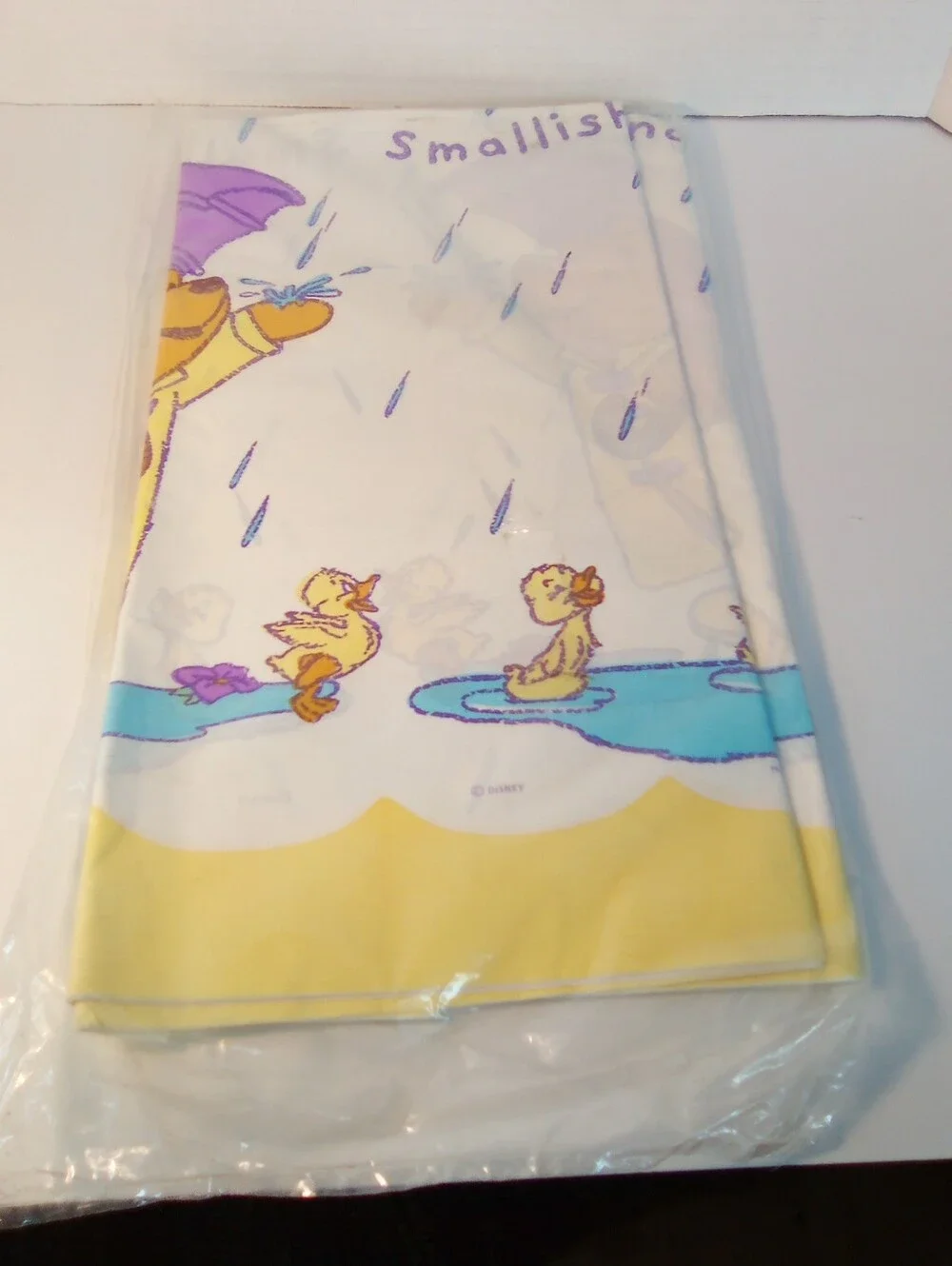 Vintage Winnie the Pooh Rainy Day Printed Baby Shower Paper Table Cover